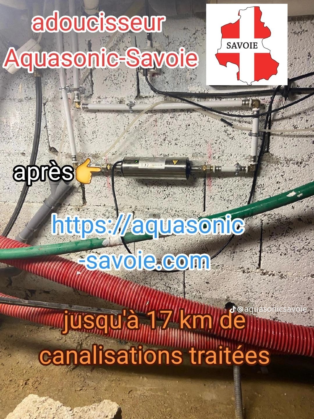 Installation Aquasonic professionnelle